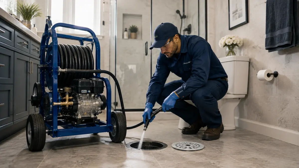 Bathroom Drain Hydro Jetting in South El Monte