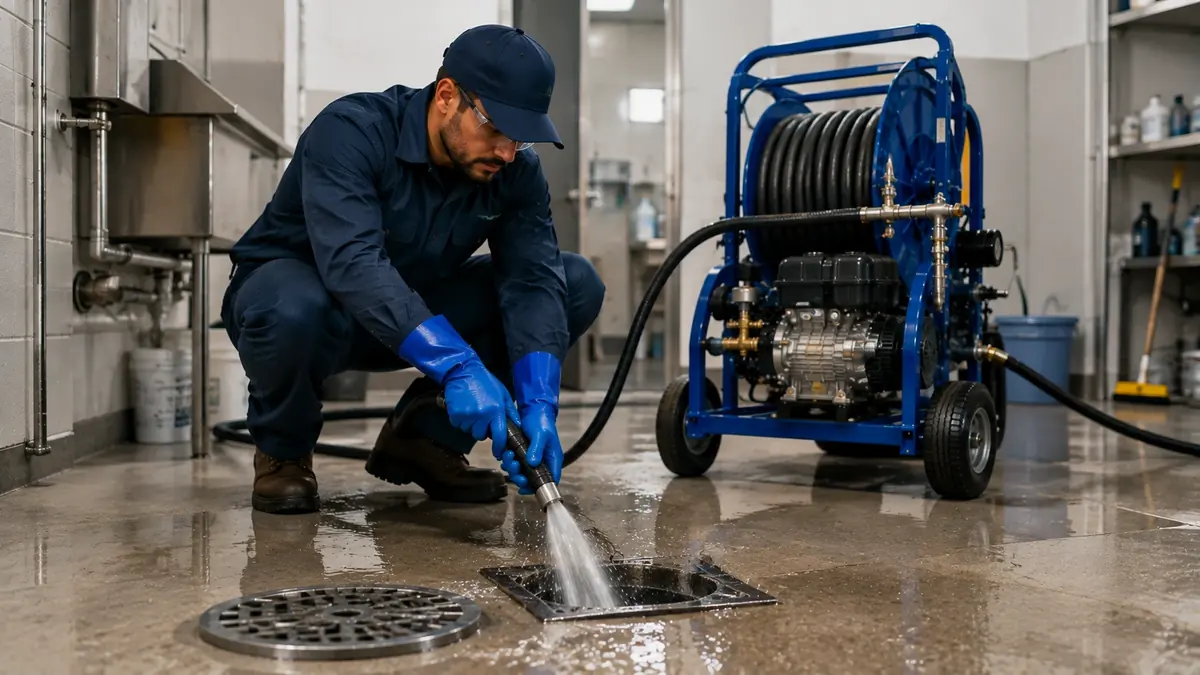 Floor Drain Hydro Jet Cleaning in South El Monte
