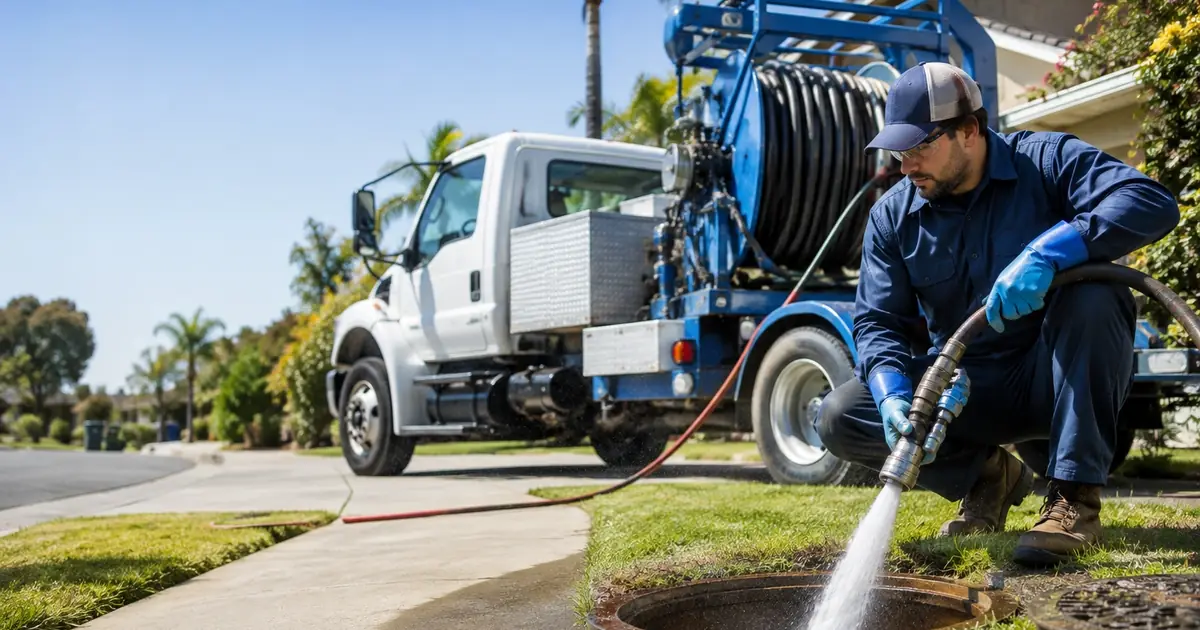 Hydro jet sewer cleaning South El Monte