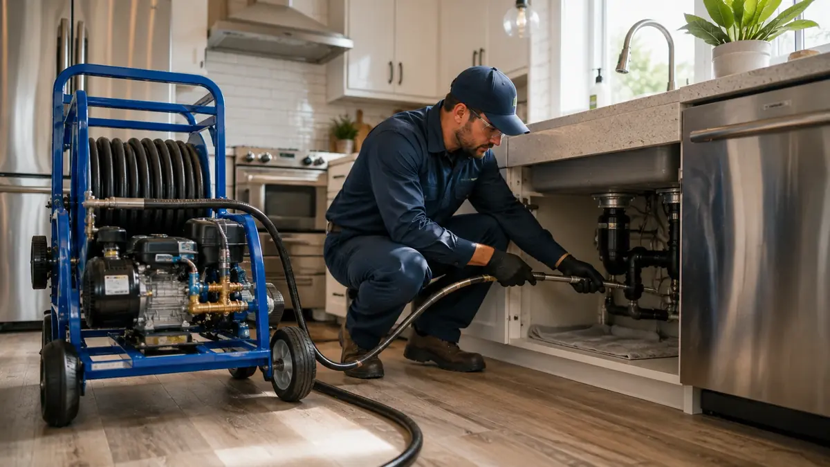 Kitchen Drain Hydro Jetting in South El Monte