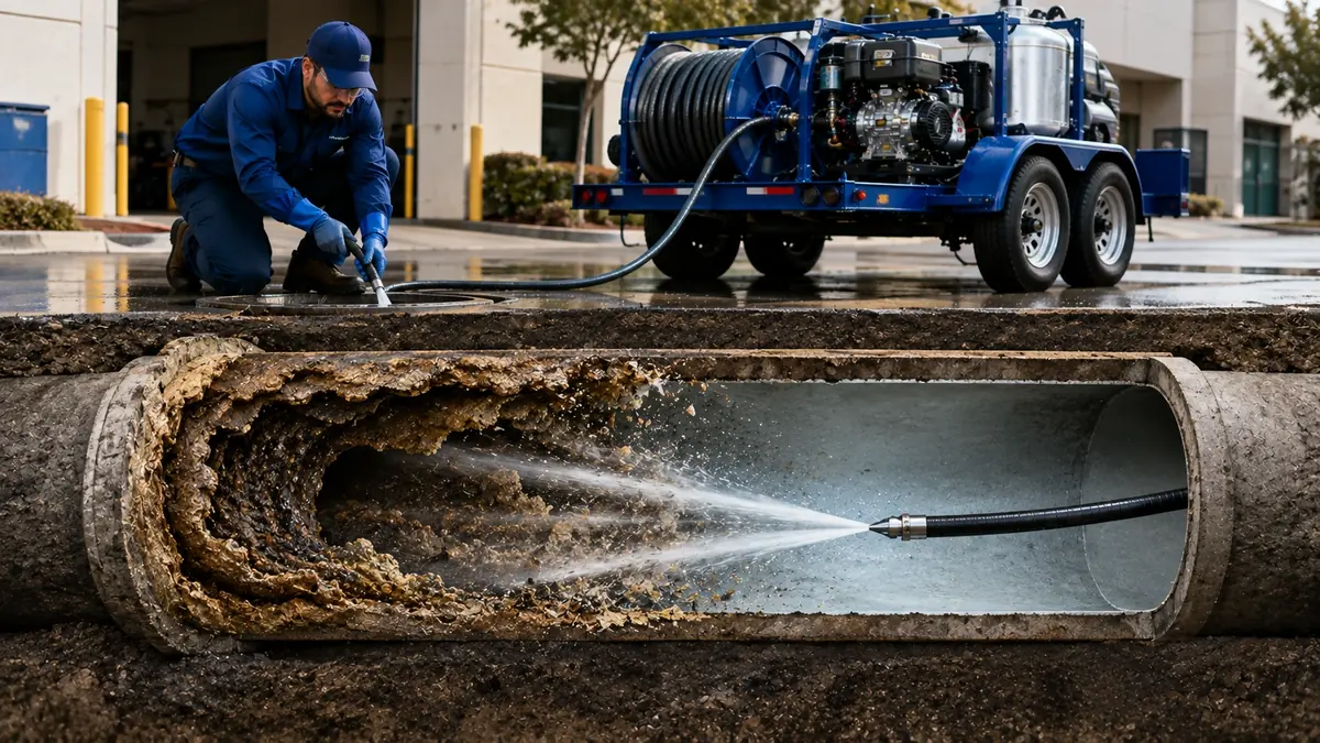 Sewer Pipe Descaling in South El Monte