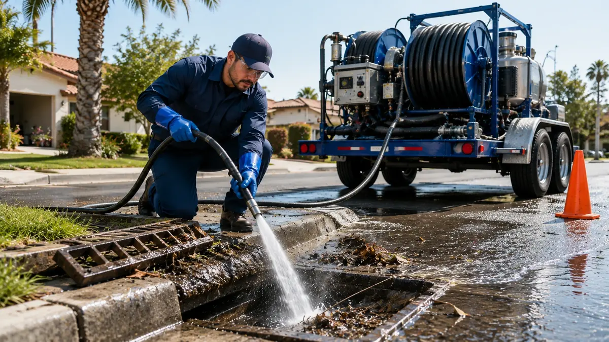 Storm Drain Hydro Jet Cleaning in South El Monte